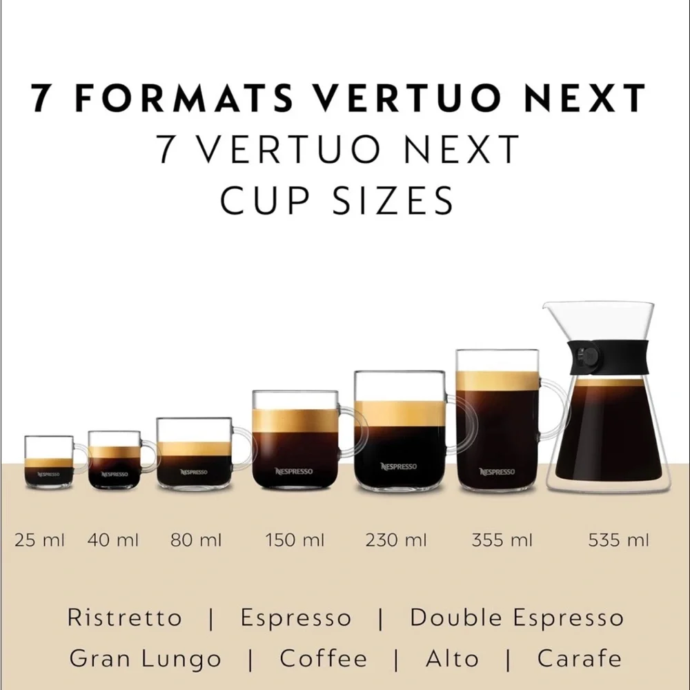 Nespresso Vertuo Next Coffee Maker with milk frother - Picture 4 of 9